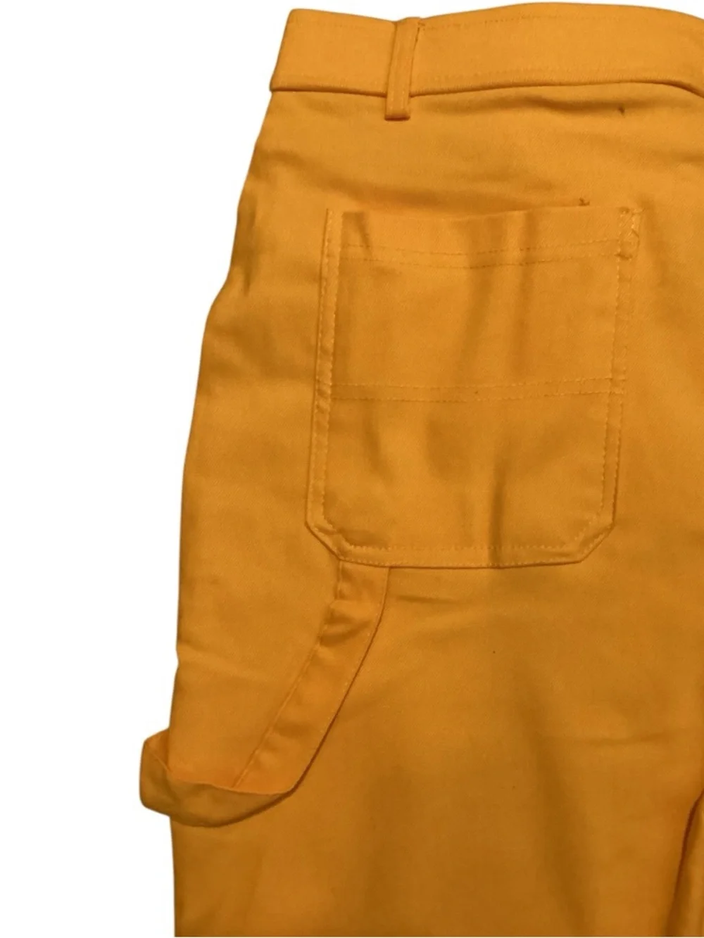 Thrill Plus Size Vibrant Yellow Cargo Bermuda Shorts Stretch 2X - Picture 7 of 8